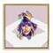 Stupell Industries Rainbow Haired Taylor Framed Floater Canvas Wall Art Design by Birch&Ink